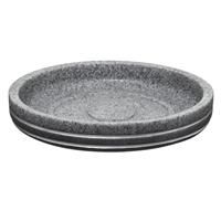 5 five simply smart 5five Soap Dish Silver Charcoal Grey, cm