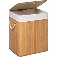 NATURAL BAMBOO LAUNDRY BASKET
