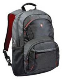 Port Designs Houston Padded Protective Backpack for 15.6-Inch Laptops, Black