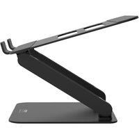 Port Connect Adjustable Laptop/Notebook/Tablet Stand, Aluminium, Black - 901108