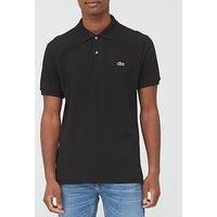 Lacoste Men's L1212-00 Original Short Sleeve Polo Shirt, Black (Noir), L (Manufacture Size: 5)