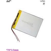 3.7V rechargeable lithium polymer battery for tablet computers and handheld game consoles 357095 3500mAh