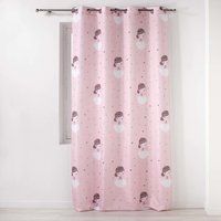 Douceur d/'Interieur 140 x 260 cm Eyelet Curtain, Pink
