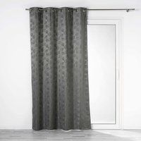 Douceur d/'Interieur 140 x 260 cm Eyelet Curtain, Grey