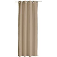 Today Polyester Blackout Curtain with Eyelets - 140 x 260 cm, polyester, mastic, 140x260 cm