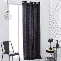 Today  Rideau 140/240 Panama TODAY Essential Fusain  's Curtains, blinds in Black