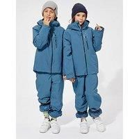 Kids Warm And Waterproof Ski Jacket 550 - Blue
