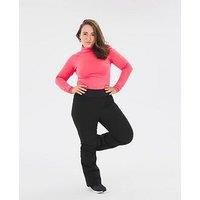 Women's Ski Trousers 500 Slim - Black