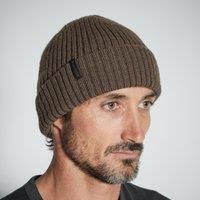 Solognac Hat Knitted Wool fleece Headband Inside The Hat 900 Brown