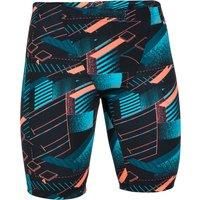 Boys Swimming Jammer Fitib Black / Bright Red / Turquoise