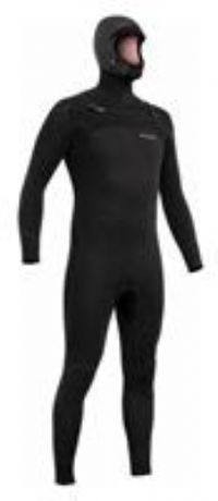 Men's Surfing 5/4mm Neoprene Wetsuit With Hood 900.