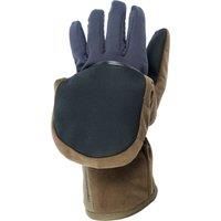 Women's Gloves With Mittens - Deep Chocolate