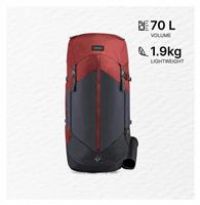 Men's Trekking Backpack 70 L - MT100 Easyfit