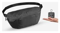 Compact 2 Litre Travel Bum Bag - Black