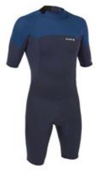 Men's Surfing Stretch Neoprene Shorty Wetsuit 500 -blue