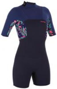 Decathlon 500 Womens Short-Sleeved Neoprene Shorty-1.5mm, XL