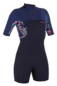 Decathlon 500 Womens Short-Sleeved Neoprene Shorty-1.5mm, M