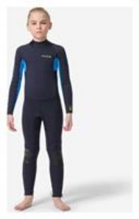 Kids' Full Wetsuit 100 2/2 - Navy