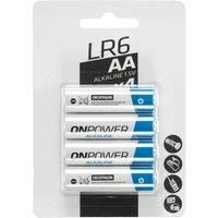 Pack Of Four AA Alkaline Batteries