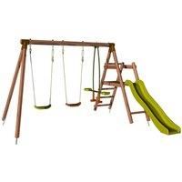 Soulet Figue Wooden Swing Set with Slide