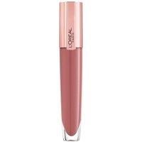 L/'Oreal Paris Brilliant Signature Plump-in-Gloss 412 Heighten, Lip Gloss with Hyaluronic and Collagen AS Fragments for Maximum Volume and Care, 7 ml