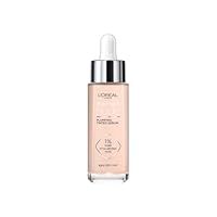 L/'Oreal Paris True Match Nude Plumping Tinted Serum, 1% Hyaluronic Acid, Instantly Evens, Brightens, and Hydrates Skin, Shade 0.5-2, Very Light
