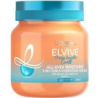 L/'Oreal Elvive Dream Lengths 3-in-1 Curls Hydration Mask, for wavy to curly hair