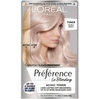L/'Oréal Paris Préférence Le Blonding Acidic Toner, Post Bleach Treatment with no Ammonia, Long Lasting Anti-Brassiness, Pearly Boost 02