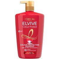 L’Oréal Paris Elvive Colour Protect Shampoo XL for Coloured, Highlighted Hair, Prolongs Colour Vibrancy, Silicone Free, 1L