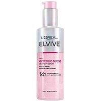 L/'Oreal Paris Elvive Glycolic Gloss Leave-In Serum, With Gloss Complex and Glycolic Acid, Fills and Seals Hair Fibres, For Long-lasting Smooth & Shiny Hair, Ideal for Dull Hair, 150ml