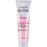 L/'Oreal Paris Elvive Glycolic Gloss Conditioner, With Gloss Complex and Glycolic Acid, Fills and Seals Hair Fibres, For Long-lasting, Smooth and Shiny Hair, Ideal for Dull Hair, 150ml