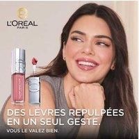 L/'Oréal Paris Lip Plumping Gloss, Nourishing and Hydrating, Cooling Sensation, High Shine Formula, Plump Ambition, 490 Berry Jolie