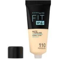 Maybelline Fit Me Matte & Poreless Foundation 110 Porcelain 30 ml Foundation