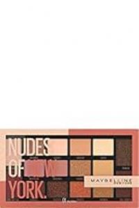 Maybelline Nudes of New York Nude Eye Shadow Palette, 16 Universal Shades, Shimmer & Matte - Nude Beige Eye Makeup
