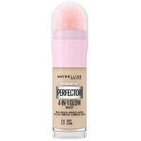 Maybelline New York Instant Anti Age Rewind Perfector, 4-In-1 Glow Primer, Concealer, Highlighter, Self-Adjusting Shades, Evens Skin Tone with a Glow Finish, Shade: 00 Fair Light