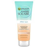 Garnier Ambre Solaire After Sun Hydrating Tan Maintainer with Self Tan, Soothing Hydrating and Tan Enhancing Aftersun Lotion with Self Tan 200 ml