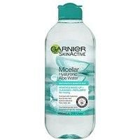 Garnier Micellar Hyaluronic Aloe Cleansing Water For Dehydrated Skin 400ml, Replumping Cleanser & Makeup Remover, Recognised By The British Skin Foundation, Use With Reusable Micellar Eco Pads
