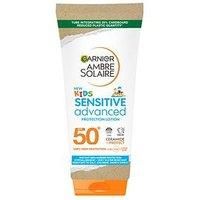 GARNIER AMBRE SOLAIRE SPF 50+ Sensitive Advanced Kids BRAND NEW Cream 175 ml