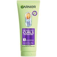 Garnier Method For Curls Moisture Shampoo, up to 7 days of moisture & curl definition. Designed, tested & approved on all curl types, including type 4 curls & coils. Silicone free, Vegan Formula,150ml