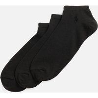 Polo Ralph Lauren 3 pack trainer socks in black