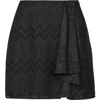 Ikks  JUP CT JACQUARD  women's Skirt in Black