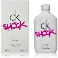 CALVIN KLEIN CK ONE SHOCK FOR HER 100ML EAU DE TOILETTE SPRAY NEW & SEALED