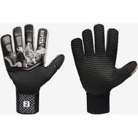 Adult Football Goalkeeper Gloves F100 SupeRResist - Black/grey