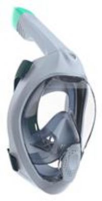 Adults Easybreath Surface Mask With Acoustic Valve - 540 Freetalk Arctic Blue