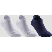 Kids' Low Sports Socks Tripack Rs 160  White/navy