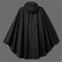 Decathlon 100 City Cycling Rain Poncho Xs/S - Black