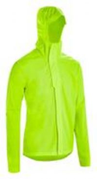 100 Men's Waterproof Urban Cycling Jacket - Neon Yellow