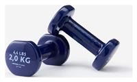 Decathlon PVC Dumbbell Set - 2kg