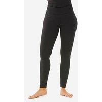 Women’s Ski Base Layer Bottoms Black Breathable Wicking Material Decathlon