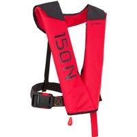 Tribord Adult Unisex Sailing Inflatable Life Jacket Vest LJ 150N Air - Red